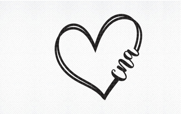 Download CNA Heart SVG, CNA Heart PNG, DXF, EPS - Heart Collection