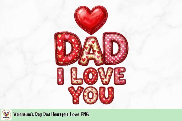 Download Valentine's Day Dad Heartfelt Love PNG - Heart Collection