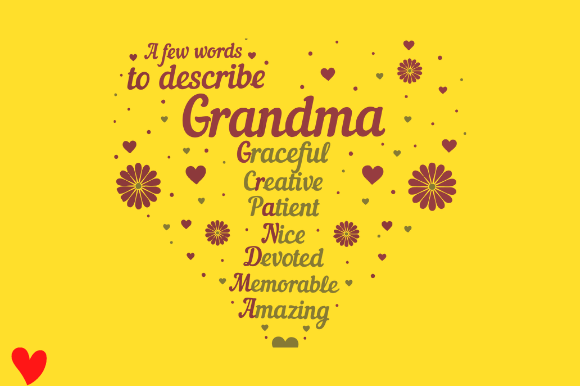 Download GRANDMA HEART BIRTHDAY GRAPHIC DESIGN - Heart Collection