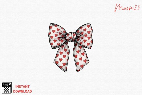 Download Heart Pattern Bow PNG - Heart Collection