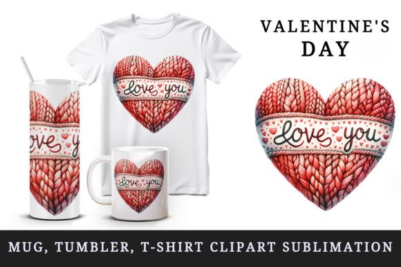 Download Valentine's Day Heart Mug Wrap Clipart - Heart Collection