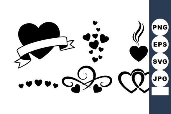 Download Heart Love Symbols Vector Set - Heart Collection