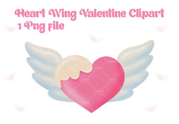 Download Heart Wing Valentines Clipart,Png - Heart Collection