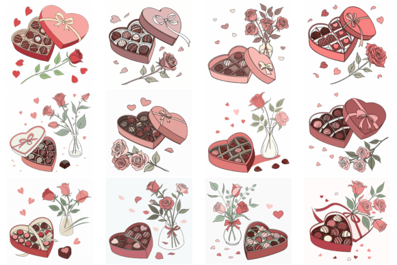 Download Heart-Shaped Box of Chocolates - Heart Collection