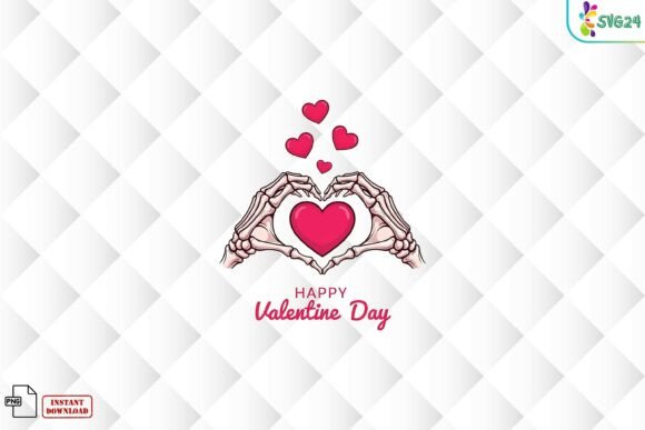 Download Skeleton Hands Heart Valentine PNG - Heart Collection