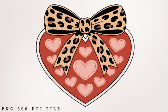 Download Leopard Valentines Day Heart PNG Design - Heart Collection