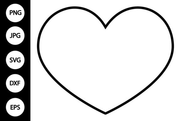 Download Outline Heart SVG - Heart Collection