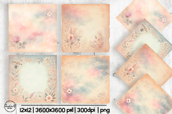 Download Watercolor Botanical Digital Paper - Digital Collection