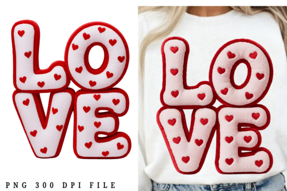 Download LOVE Faux Yarn PNG, Knitted Heart PNG De - Heart Collection