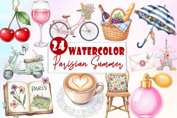 Download Parisian Summer Clipart - Parisian Collection