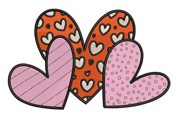 Download Trio of Hearts – Cute Valentine - Heart Collection