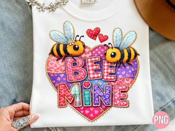 Download Bee Mine Valentines Day Heart Bow PNG - Heart Collection