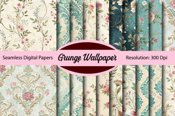Download Grunge Wallpaper Seamless Digital Paper - Digital Collection