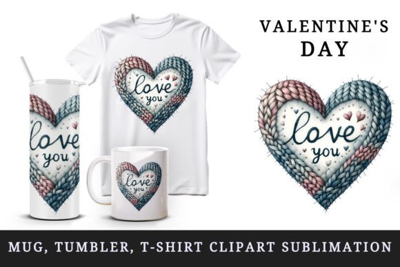 Download Valentine's Day Heart Mug Wrap Clipart - Heart Collection