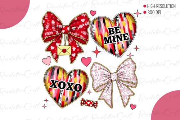Download Coquette Valentine Heart Bow PNG - Heart Collection