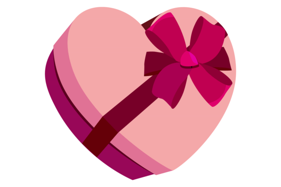 Download Heart Shape Gift Box Icon. Valentine Day - Heart Collection