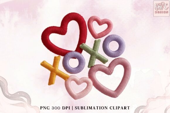 Download XOXO Yarn Hearts Romantic Love Symbols - Heart Collection