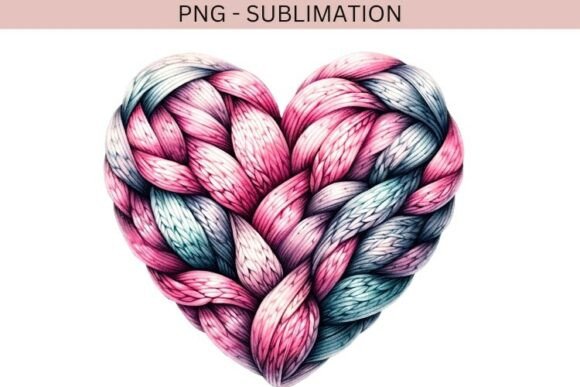 Download Valentine Knitted Heart Png Design - Heart Collection