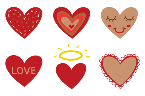 Download Cute Heart Set. Love Symbols. Romantic S - Heart Collection